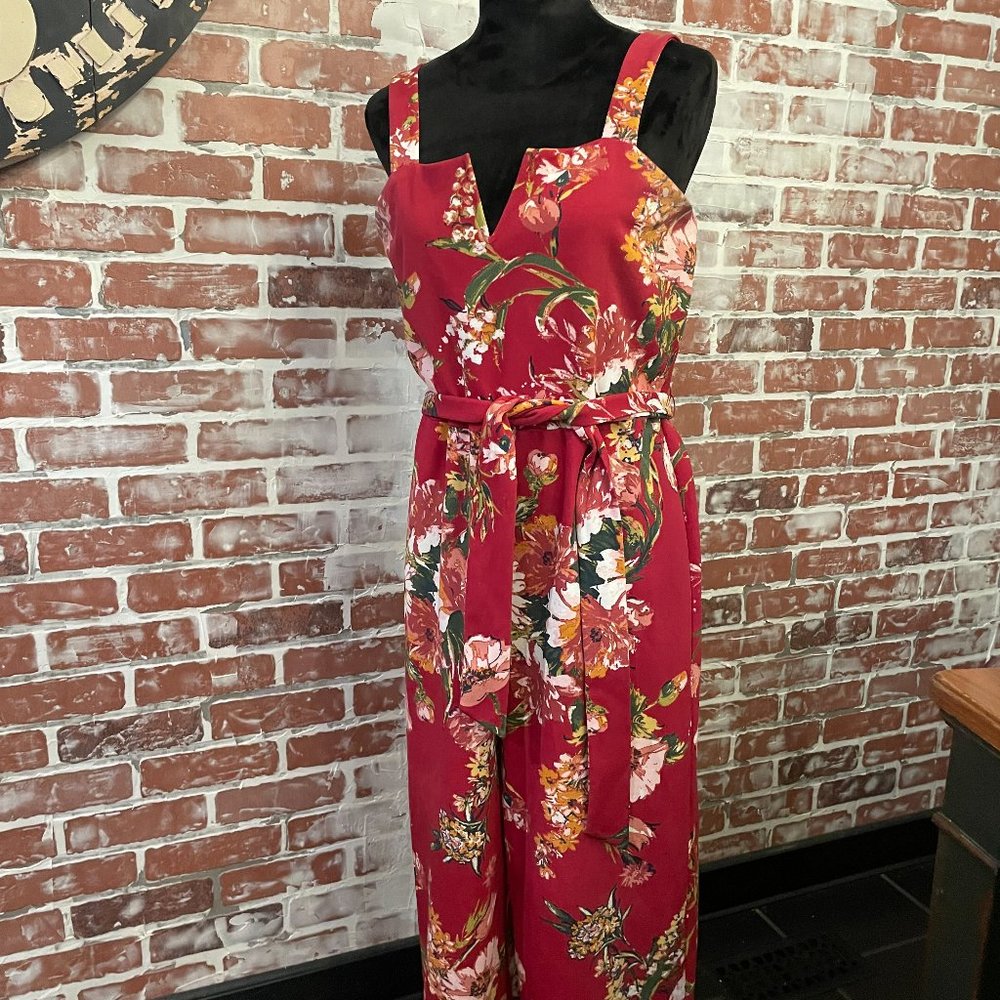 Large Target Elegant  Red Jump suit